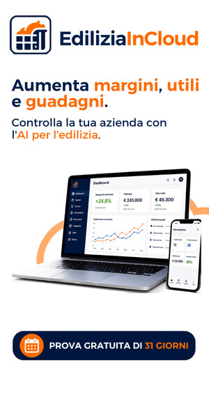 EdiliziaInCloud, il gestionale con AI per l'edilizia: aumenta margini, utili e guadagni. Prova gratuita di 31 giorni.